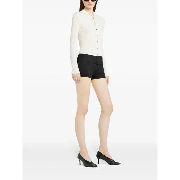 Courreges Solar Light Rib Cardigan in Heritage White XS - Picture 2 of 4